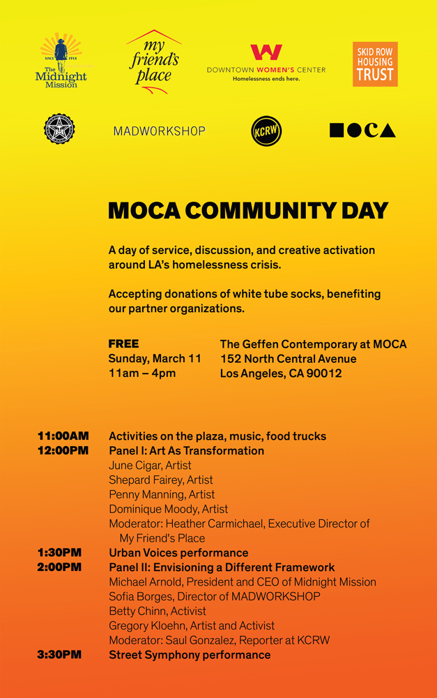 MOCA Community Day Flyer